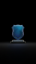Iridescent Blue Collector’s Badge