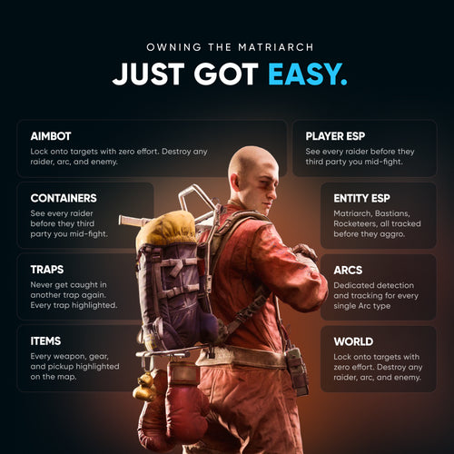 Division Arc Raiders Cheat ESP and aimbot menu