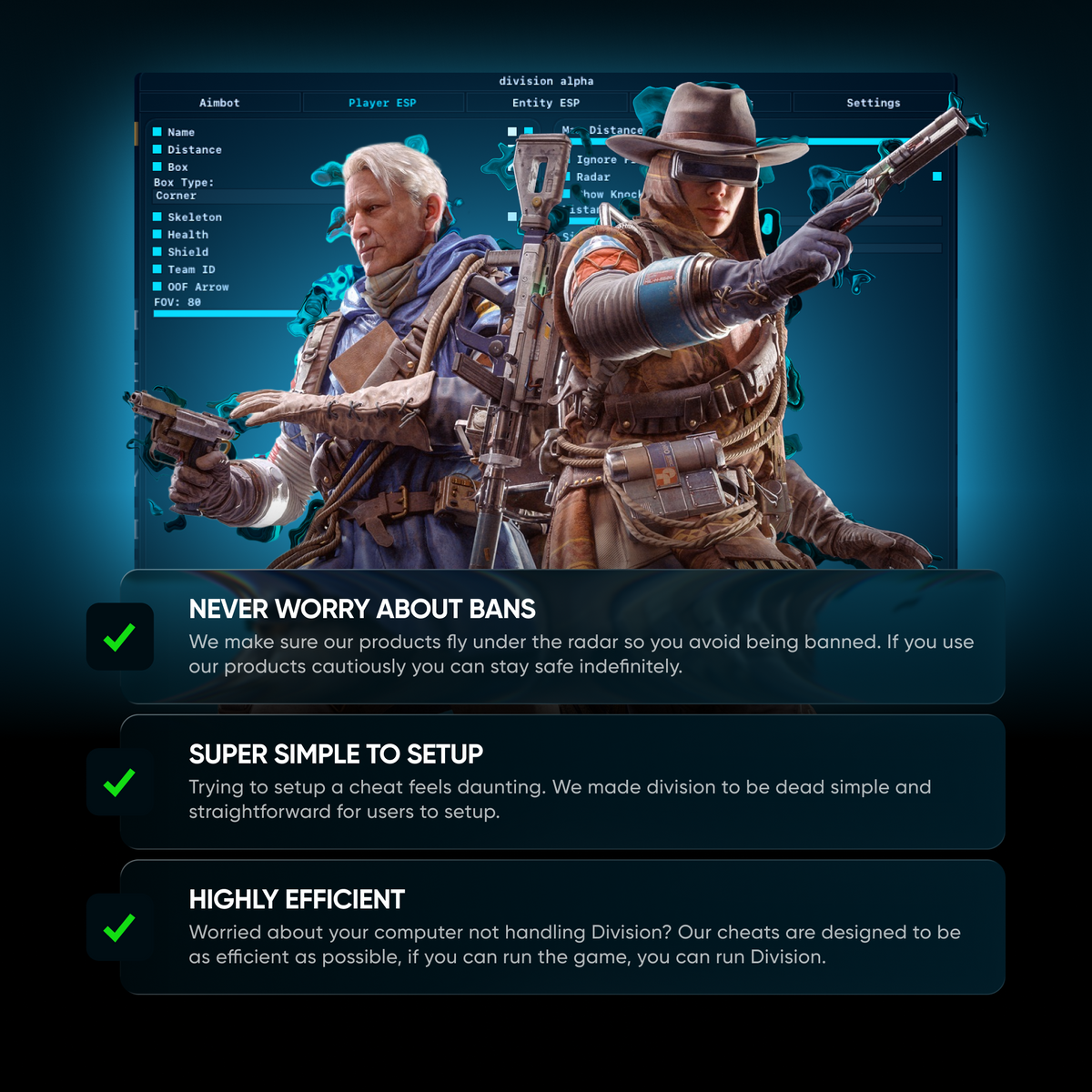 Division Arc Raiders Cheat settings